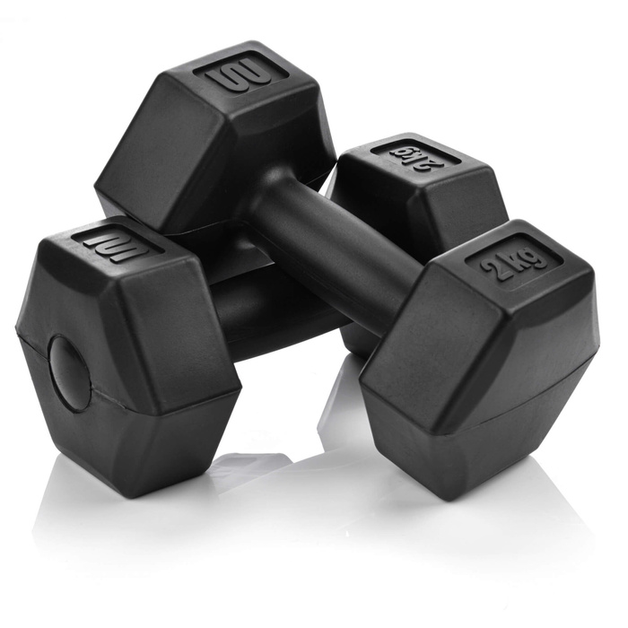 Zestaw hantli cementowych 2x2 kg Meteor