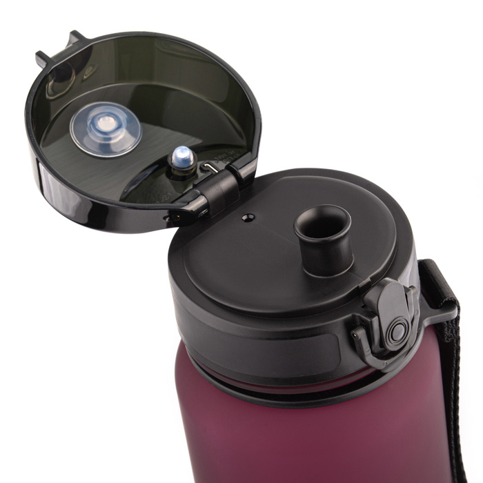 Bidon sportowy Meteor 650 ml bordowy