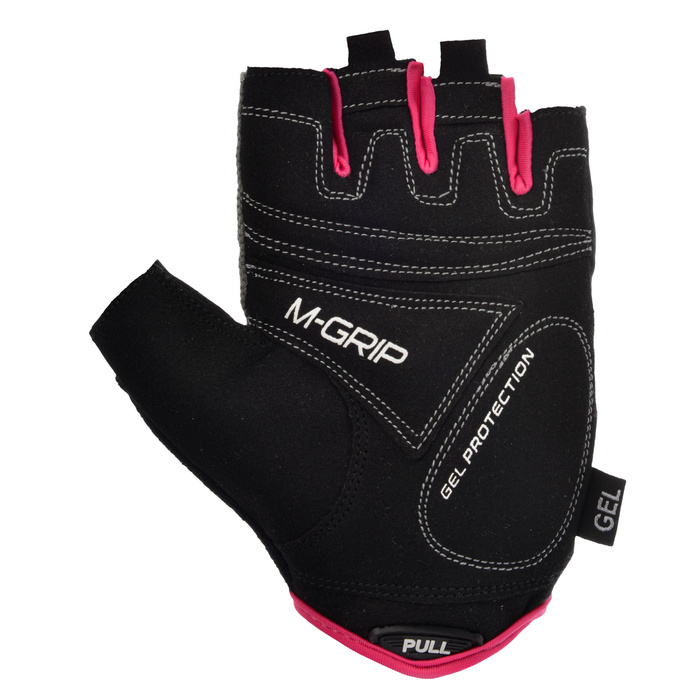 Rękawiczki rowerowe Meteor Gel GX34 grey-pink M