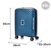 Walizka Kabinowa SwissBags Echo 55cm Niebieska
