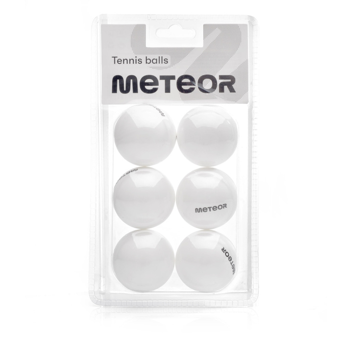 Zestaw piłeczek do tenisa stołowego Meteor 6 sztuk