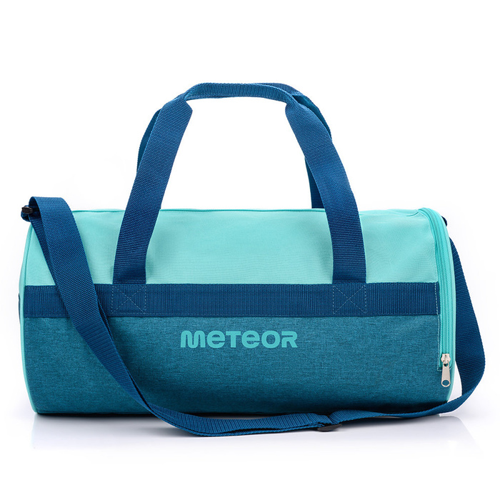 Torba fitness Meteor Siggy niebieski/miętowy