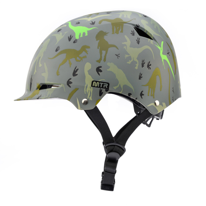 Kask rowerowy Meteor KS02 M 52-56 cm Dinosaurs