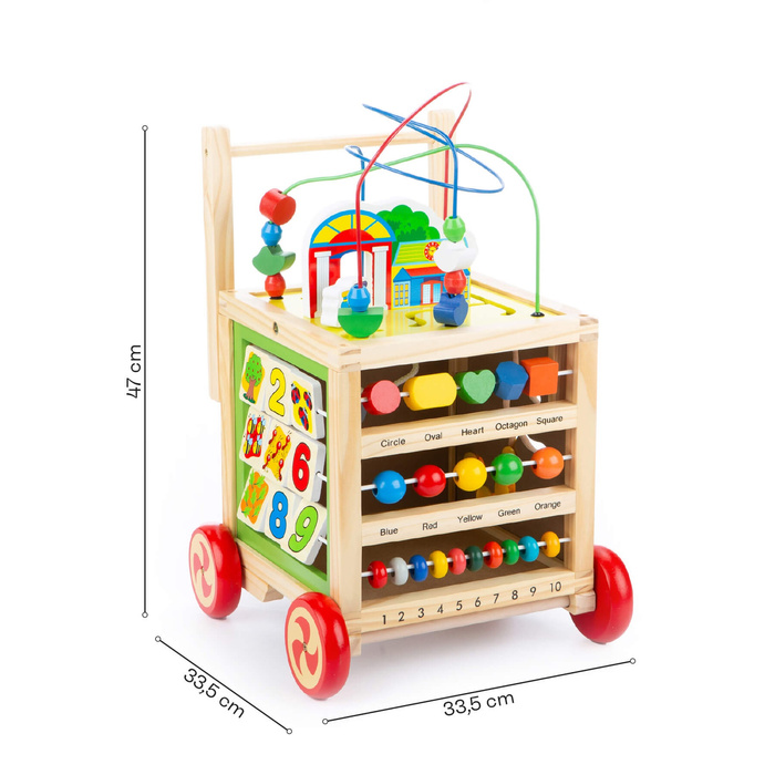 Drewniany chodzik kostka manipulacyjna Kinderlly