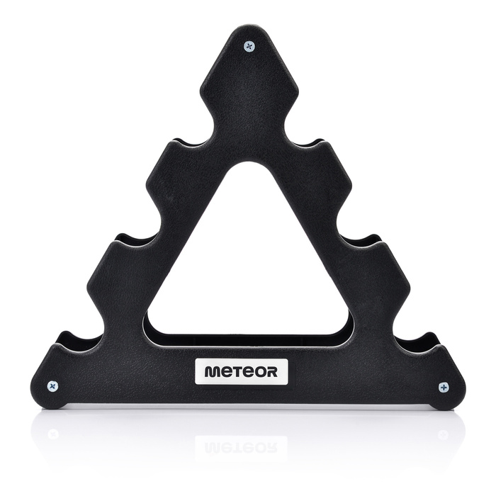 Zestaw Hantli z Powłoką Neoprenową  Meteor 0,5/1/2kg + stojak (7 kg)