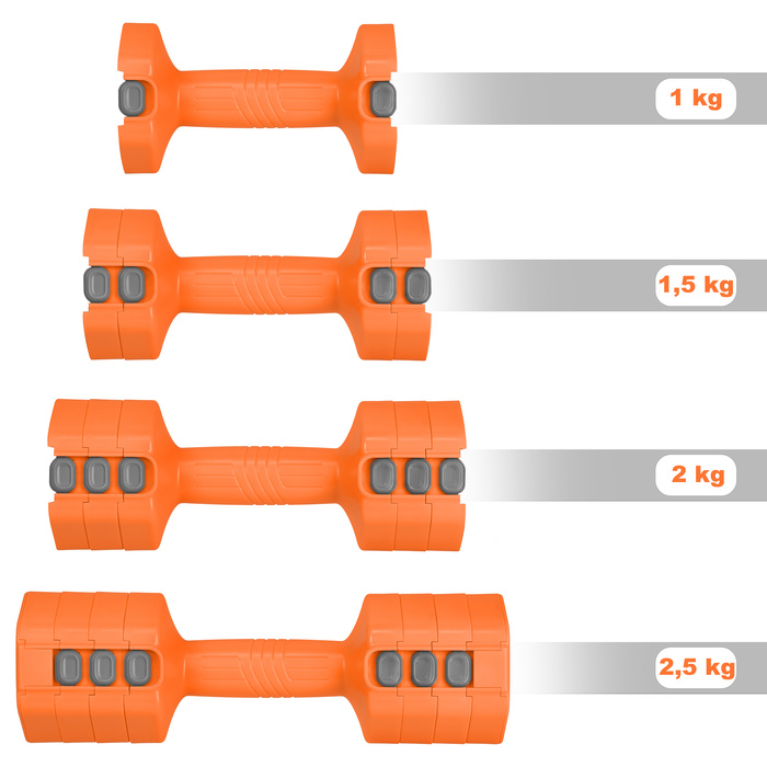 HL03 HANTLE REGULOWANE ORANGE 2 x 2.5 KG HMS