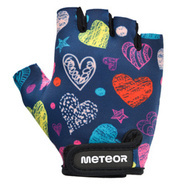 Rękawiczki rowerowe Meteor Hearts M