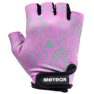 Rękawiczki rowerowe Meteor Kids Flower M