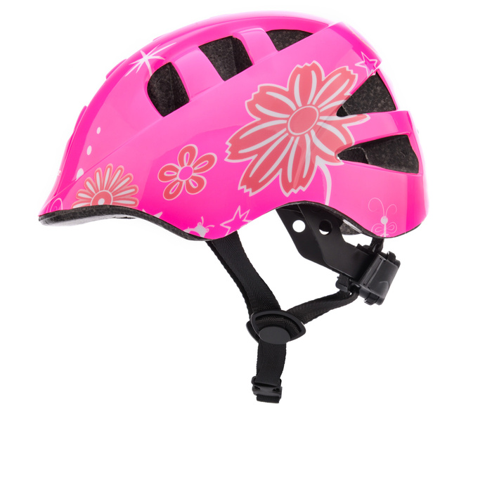 Kask rowerowy Meteor KS08 S 48-52 cm różowy/biały