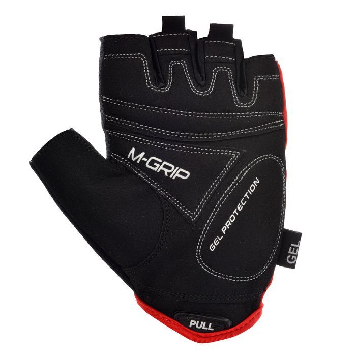 Rękawiczki rowerowe Meteor Gel GX33 red XXS