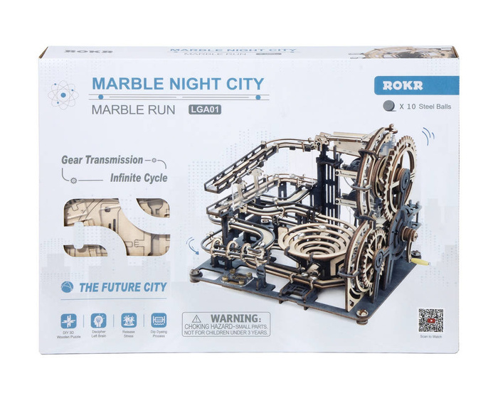 ROBOTIME Drewniany Model Puzzle 3D Tor Mechaniczny LGA01