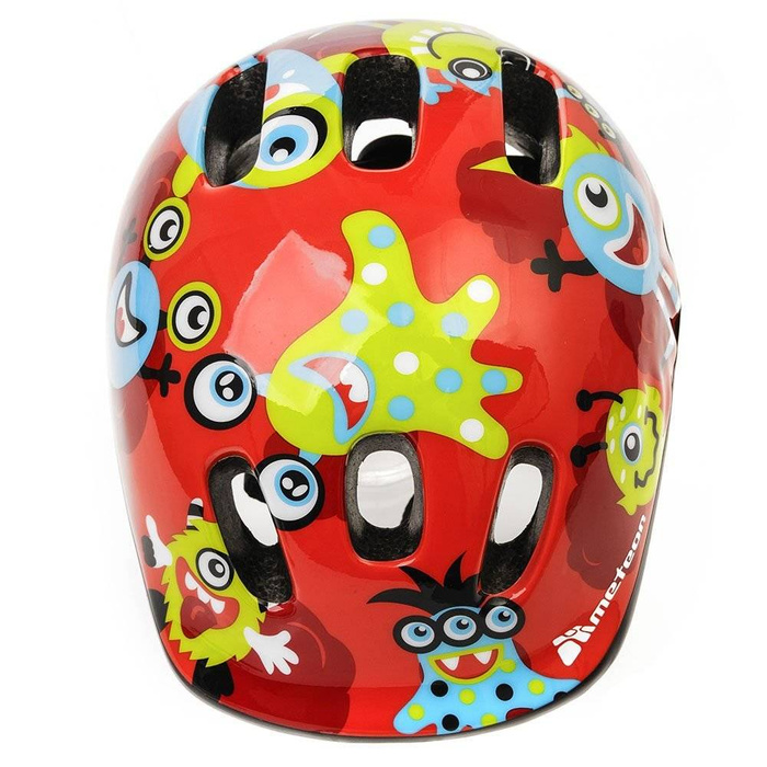 KASK ROWEROWY DZIECIĘCY METEOR MV6-2 MONSTERS