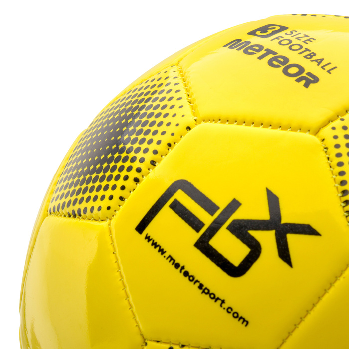 Piłka nożna Meteor FBX 3 neonowa żółty