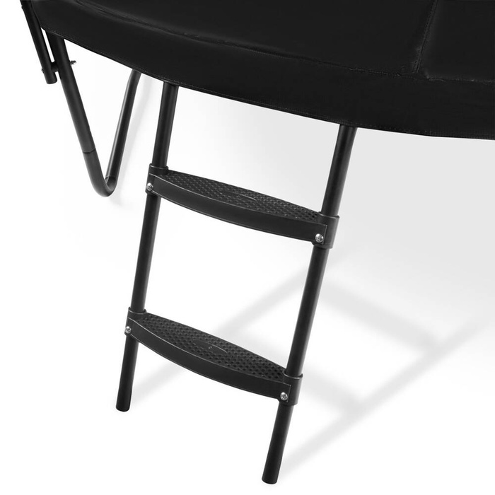 Trampolina ogrodowa dla dzieci HyperMotion - 244 cm 8FT - z drabinką i siatką wewnętrzną - do domu i ogrodu