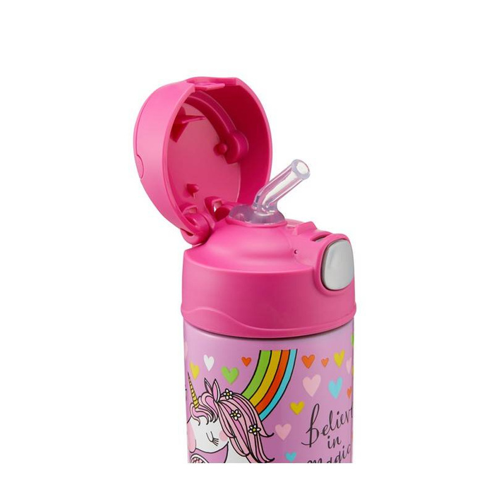 Termos dziecięcy ze słomką 355 ml THERMOS – jednorożec