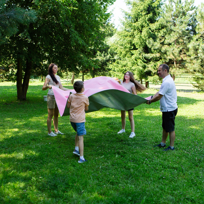 Koc piknikowy Meteor 150x190 cm różowy