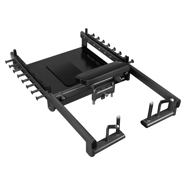 PHT25 PLATFORMA DO ĆWICZEŃ MIĘŚNI POŚLADKÓW HIP THRUST I MARTWEGO CIĄGU COMMERCIAL HMS