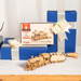 ROBOTIME Drewniany Model Puzzle 3D Lokomotywa