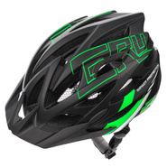Kask rowerowy Meteor Gruver S 52-56 cm czarny/zielony