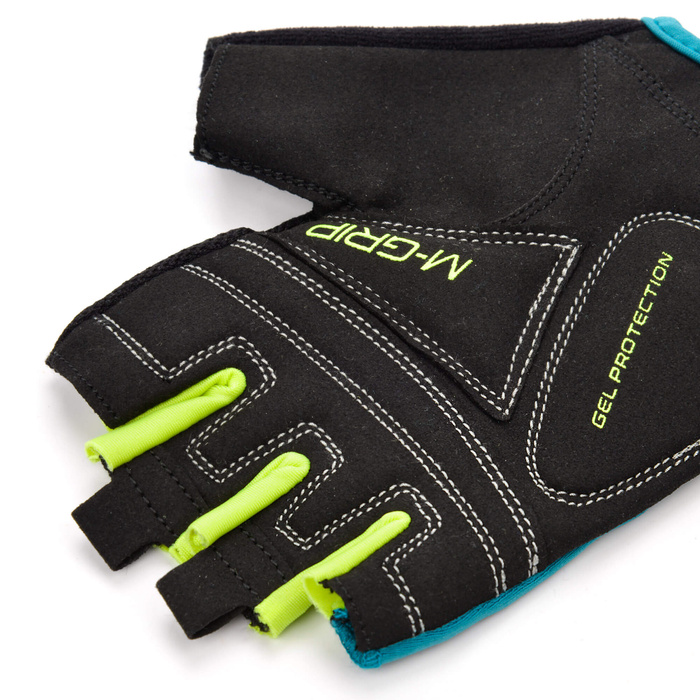 Rękawiczki rowerowe Meteor Gel GX39 XXS ciemny zielony-zielony