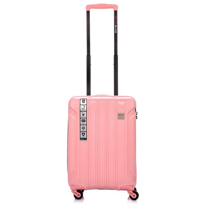 Walizka Kabinowa SwissBags Tourist 55cm Różowa