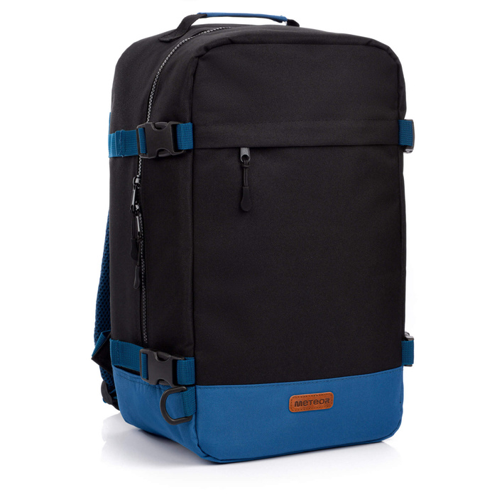 Plecak kabinowy Meteor Hermod 20 l czarny/niebieski