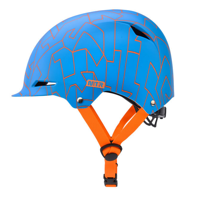 Kask rowerowy Meteor KS02 M 52-56 cm niebieski