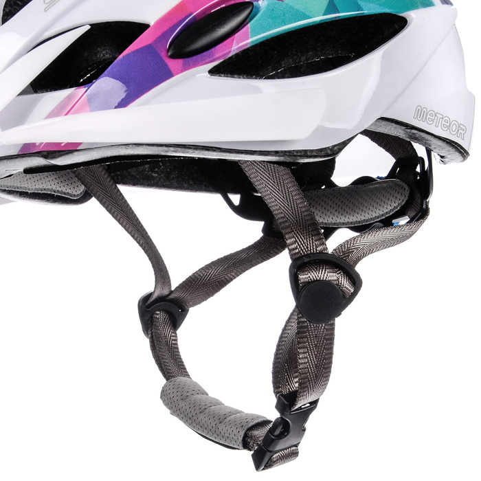 Kask rowerowy Meteor Shimmer L 58-61 cm biały