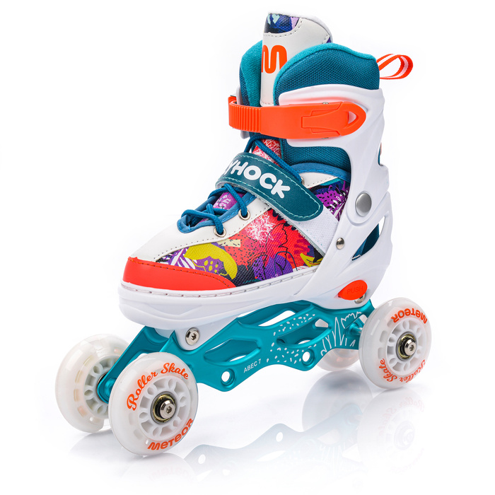 Rolki Meteor 4w1  Hollyhock L 38-41