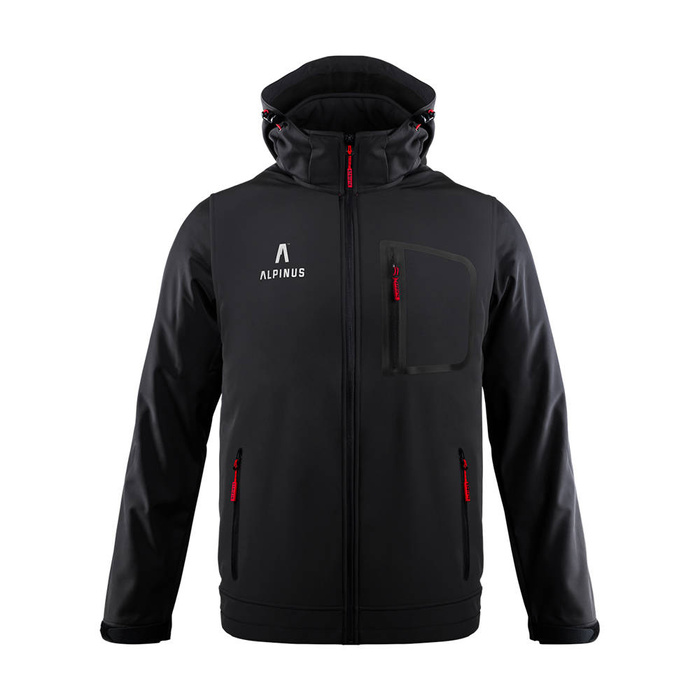 Kurtka męska Softshell Alpinus Stenshuvud BR43371 czarna rozmiar XL