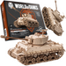 Little Story Drewniane Puzzle Model 3D - Czołg M4A38 Sherman