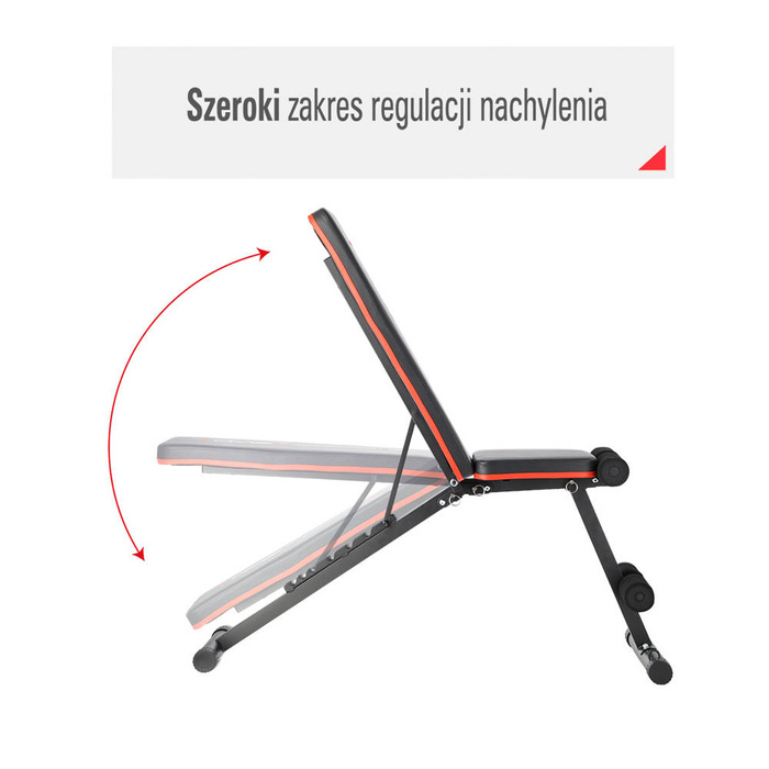 LS1203 ŁAWKA DO ĆWICZEŃ SKŁADANA HMS