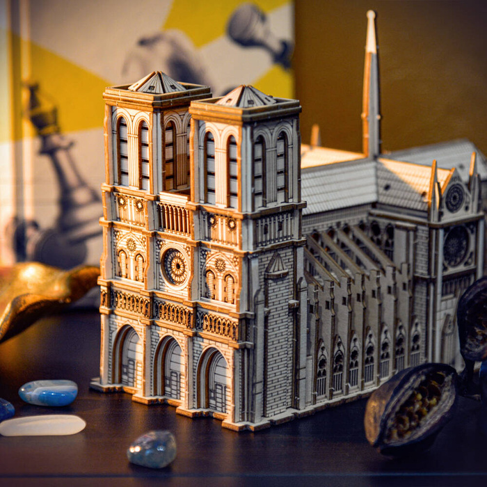 Little Story Drewniane Puzzle Model 3D - Katedra Notre-Dame