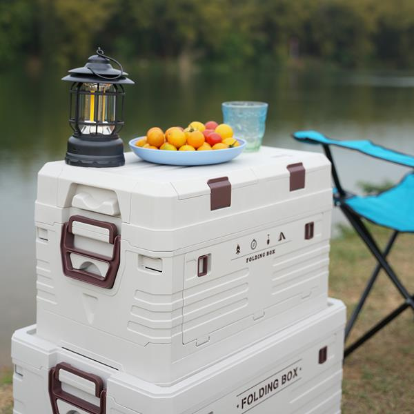 NCB4003 SKŁADANA SKRZYNIA KEMPINGOWA Z POKRYWĄ NILS CAMP