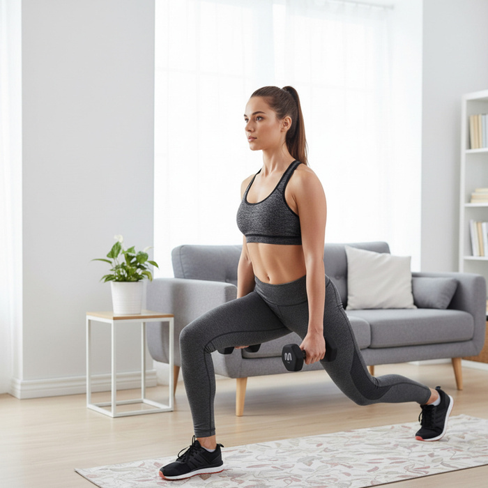 Zestaw hantli żeliwnych 2x5 kg Meteor