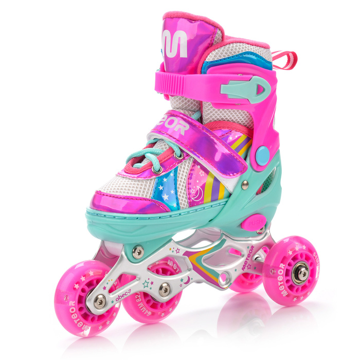 Rolki 4w1 Meteor Fantasy XS 27-30