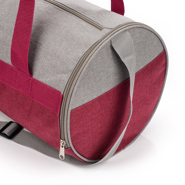 Torba fitness Meteor Siggy purpurowy/szary