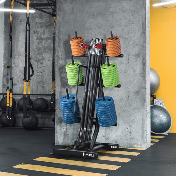 STR40 STOJAK NA OBCIĄŻENIA I SZTANGI TRAINING PUMP COMMERCIAL HMS