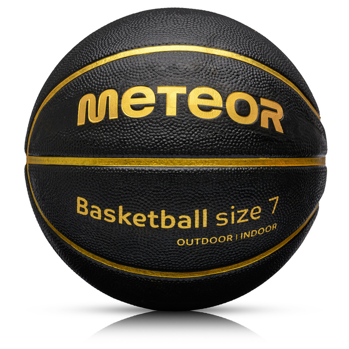 Piłka koszykowa Meteor treningowa Cellular 7 czarny/złoty