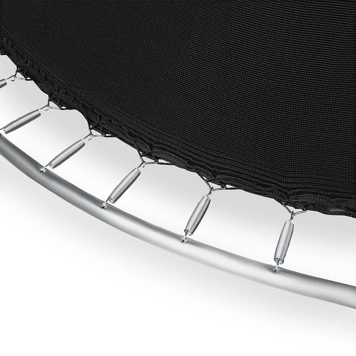 Trampolina ogrodowa dla dzieci HyperMotion - 244 cm 8FT - z drabinką i siatką wewnętrzną - do domu i ogrodu