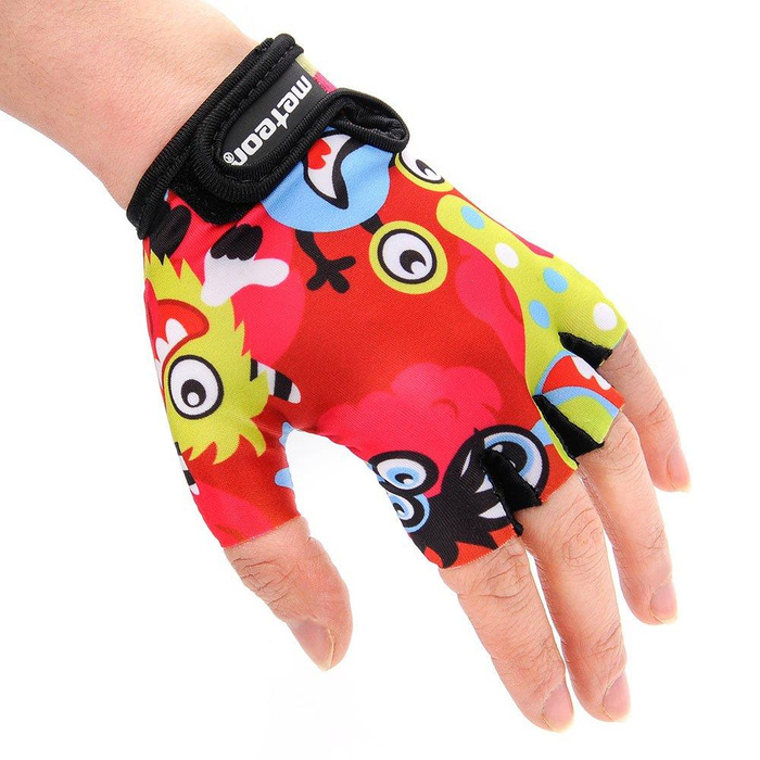 Rękawiczki rowerowe Meteor Monsters M