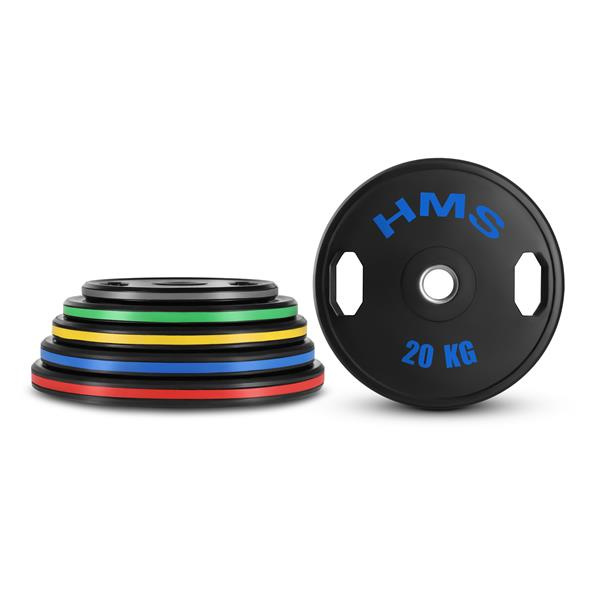 TOG20 2 x 20 KG TALERZ OLIMPIJSKI OGUMOWANY 2 x 20 KG HMS