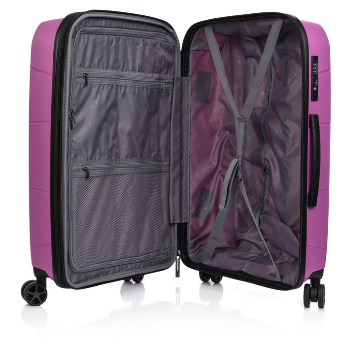 Średnia walizka SwissBags Lava 66 cm crocus