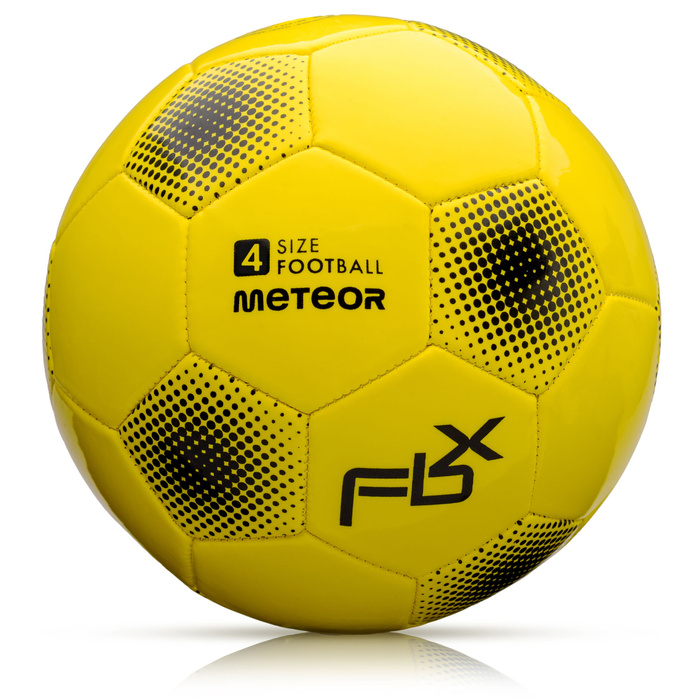 Piłka nożna Meteor FBX 4 neonowy żółty