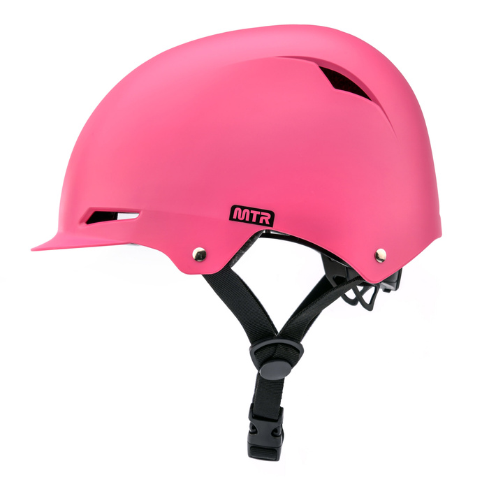 Kask rowerowy Meteor KS02 S 48-52 cm różowy