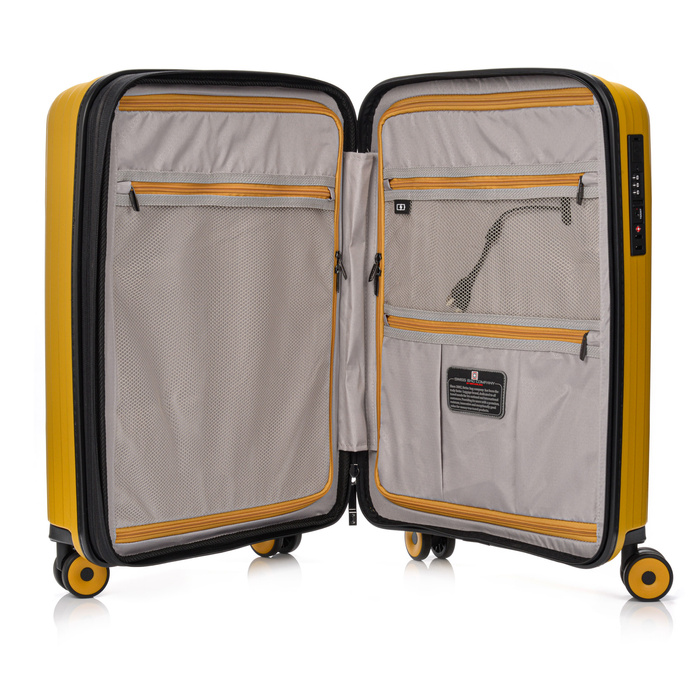 Walizka Kabinowa SwissBags Echo 55cm Musztardowa