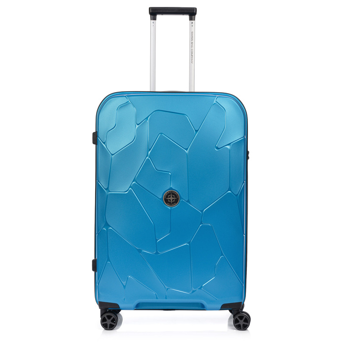 Duża walizka SwissBags Lava 75 cm niebieski