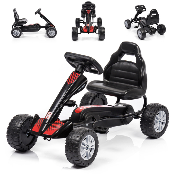 Gokart na pedały Meteor GM-1801 czarny