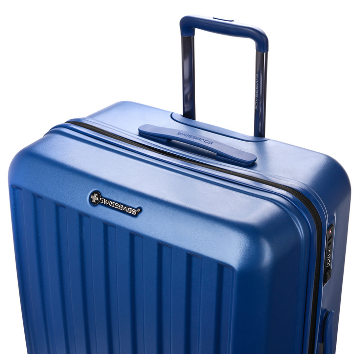 Duża Walizka SwissBags Cosmos 75cm Niebieska