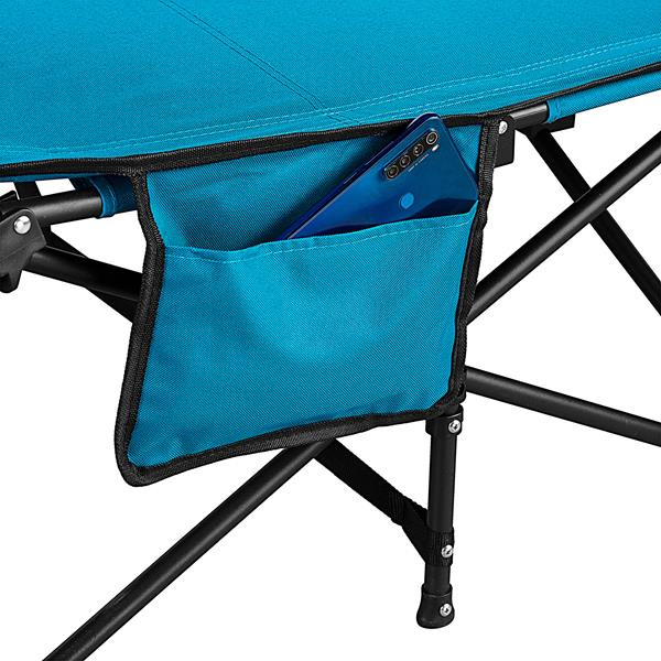 NC2701 ŁÓŻKO POLOWE NIEBIESKIE 188 CM NILS CAMP
